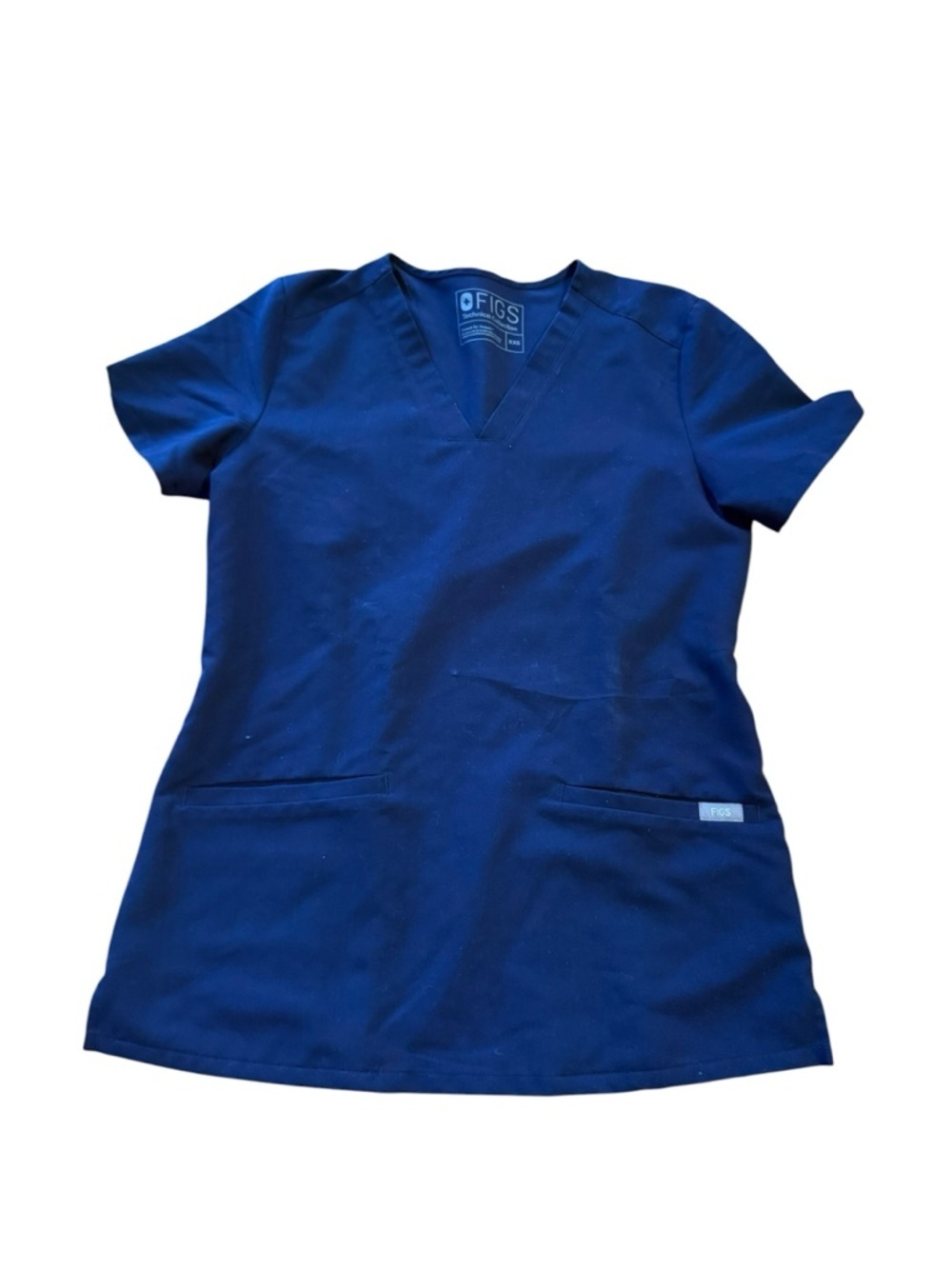 FIGS Navy V-Neck Medical Scrub Top